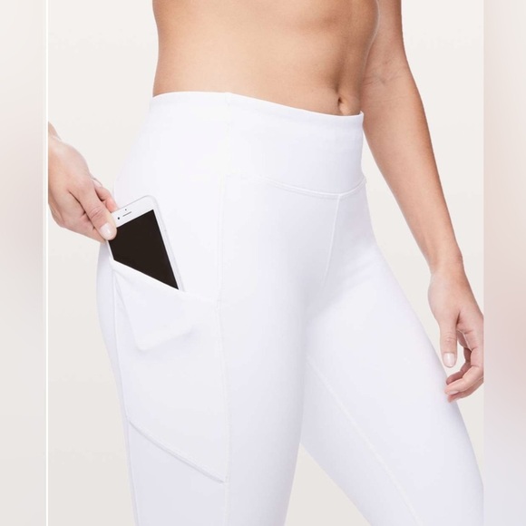 Lululemon Speed Up Tight Leggings White 28" Size 6 LW5BV4S - Picture 12 of 14